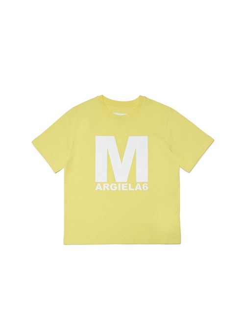 T-shirt, unisex, logata. MM6 MAISON MARGIELA | M60339 MM010M6203